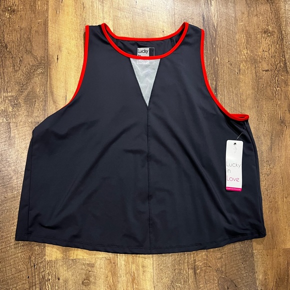 Women’s tennis top, new. Lucky In Love brand. $60 - Picture 3 of 5